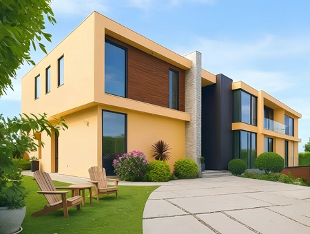 Nátěr fasády domu - řešení pro novostavbu či starší dům.